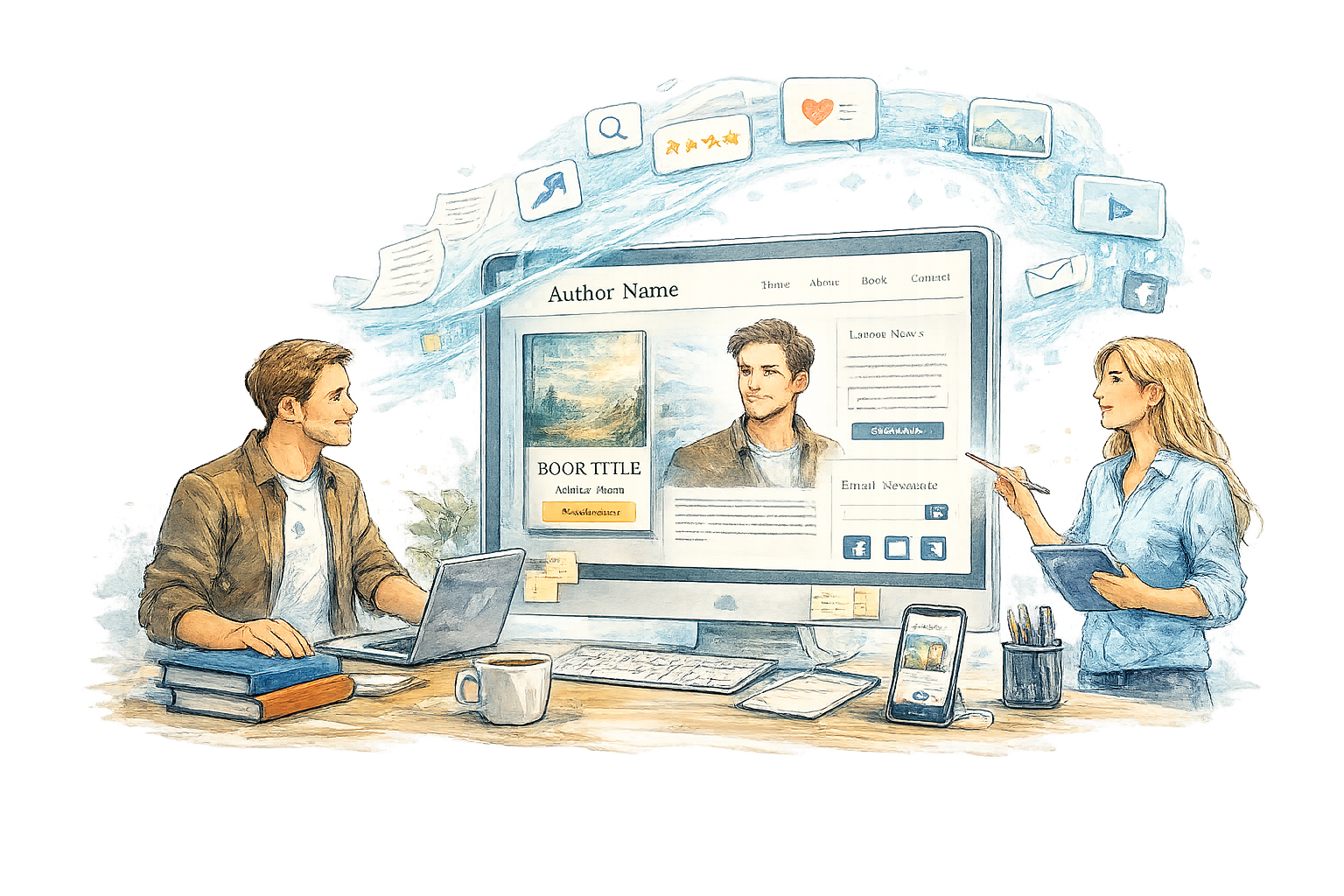 professional Author Website services