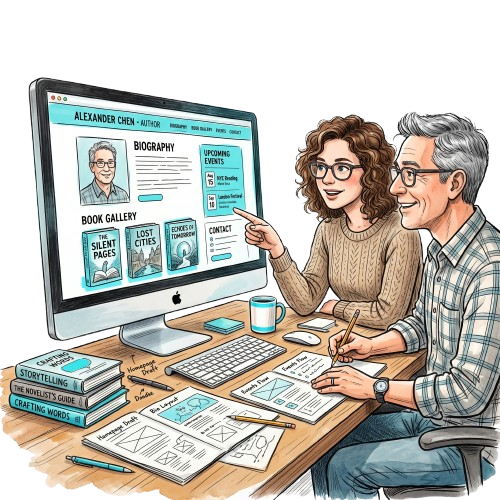 book Author Website services