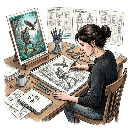 book Illustration Design services